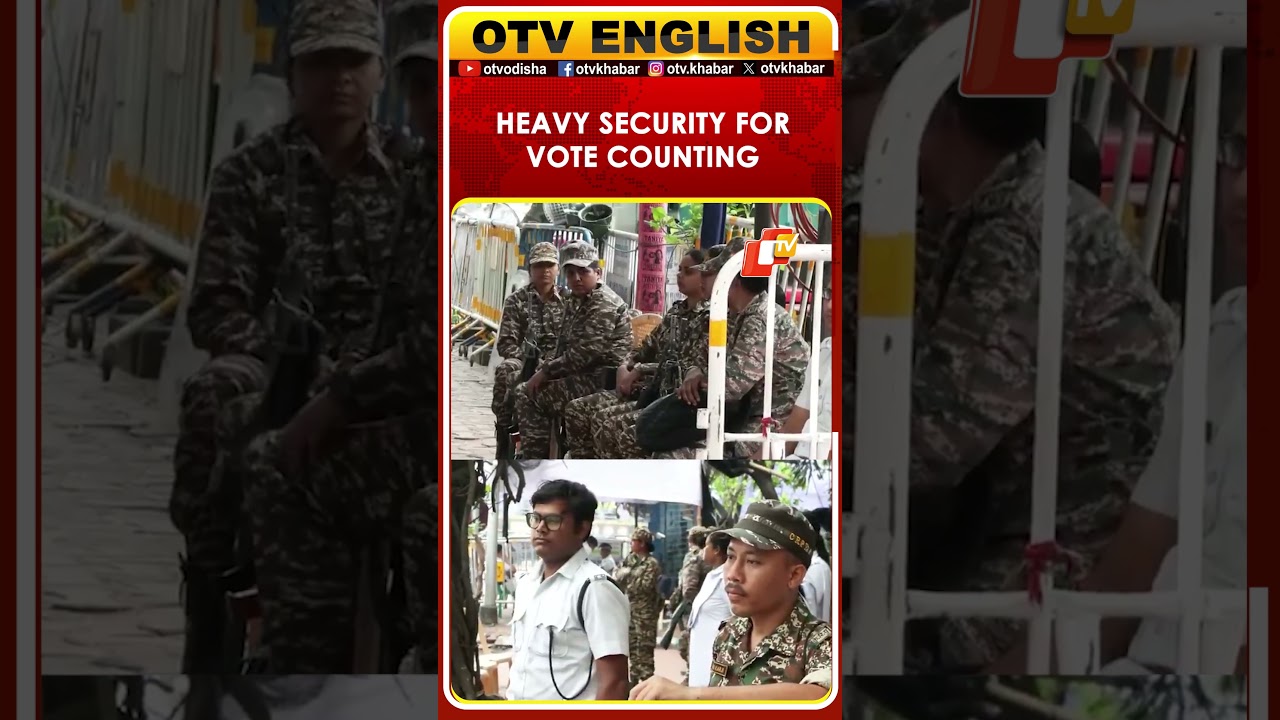 Heavy Security Deployed In Kolkata Ahead Of West Bengal Vote Counting