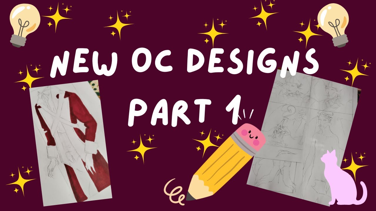 ✨✏️ New OC Designs Part 1 ✏️✨
