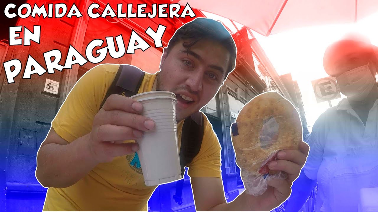 Probando COMIDA CALLEJERA en PARAGUAY 🥯🇵🇾