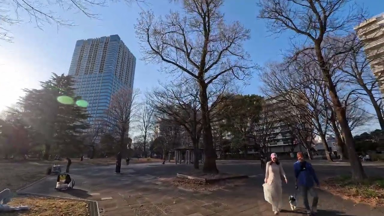 Walkthrough Toyama Park (Okubo Area), Tokyo 戸山公園 (大久保地区)