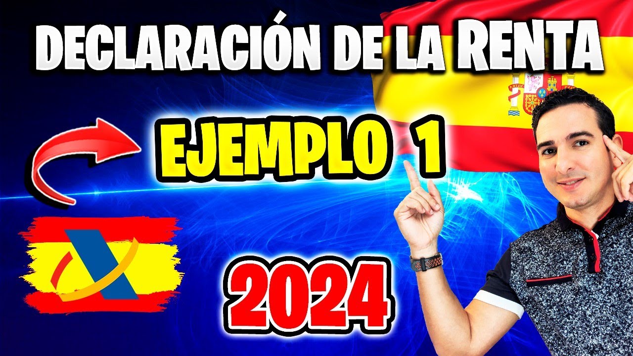 ✅ Cómo hacer la DECLARACIÓN DE LA RENTA ONLINE en España (2024) 💻 EJEMPLO:  Solicitud de DEVOLUCIÓN