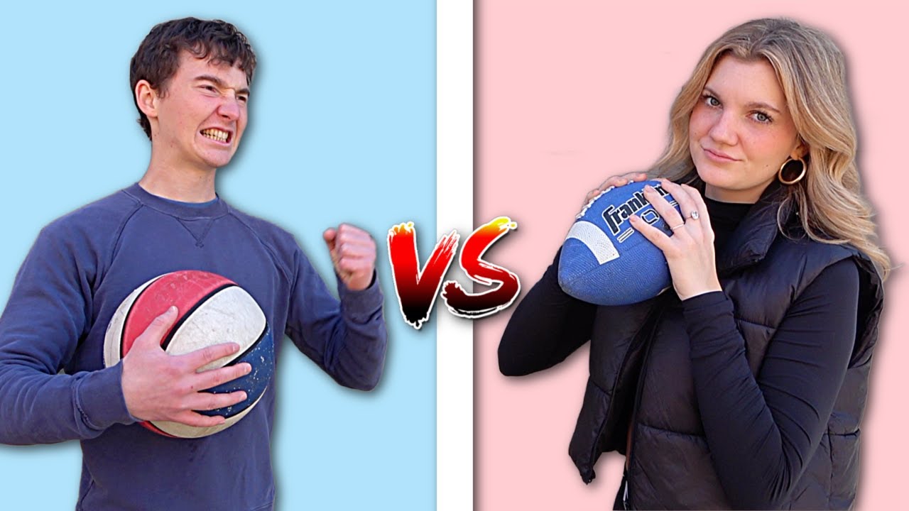 Brother vs  Sister TRICK SHOT CHALLENGE!