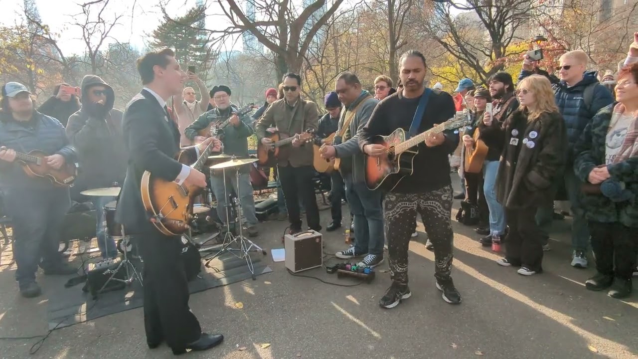 Across the Universe- John Lennon's 43rd Memorial at Strawberry Fields, NYC. 12/08/23