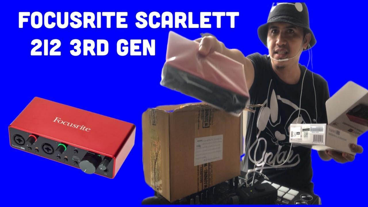 Unboxing II FOCUSRITE SCARLETT 2i2 |I 3rd (Gen) Audio Interface 2022