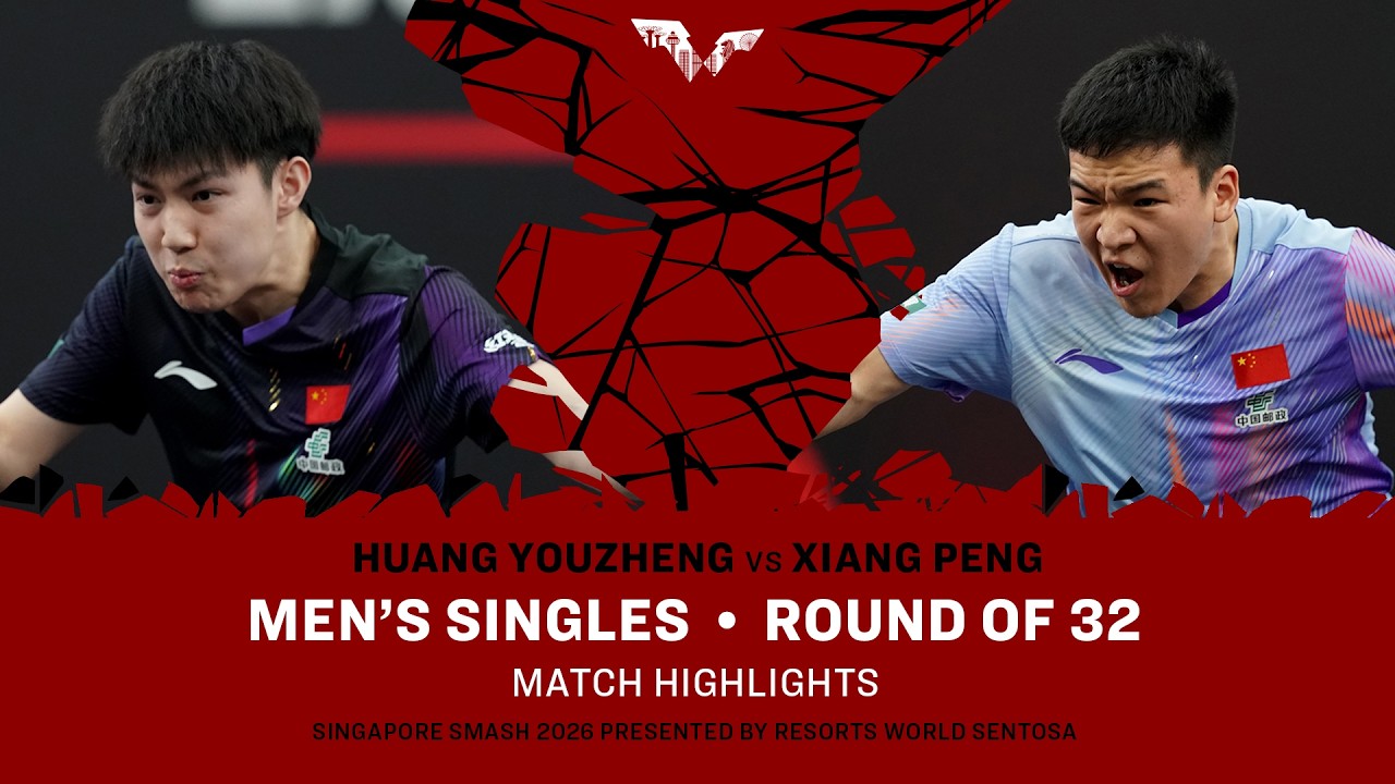 Huang Youzheng vs Xiang Peng | MS R32 | #WTTSingapore2026