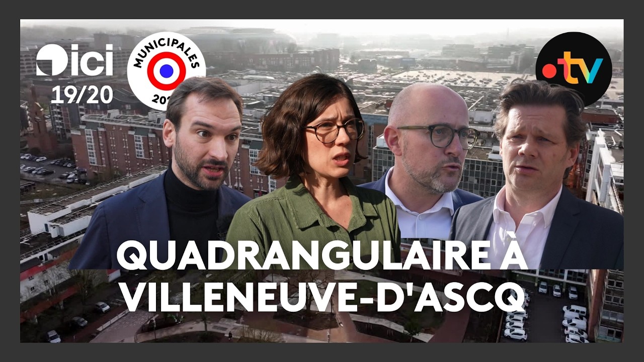 Municipales 2026 : quadrangulaire à Villeneuve-d'Ascq