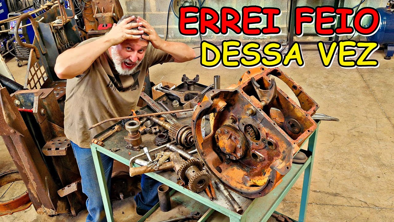 TUDO ERRADO😱ENTENDA A SITUAÇÃO🤯CONSTRUINDO UMA ESCAVADEIRA⚙️🔩🛠️🔧