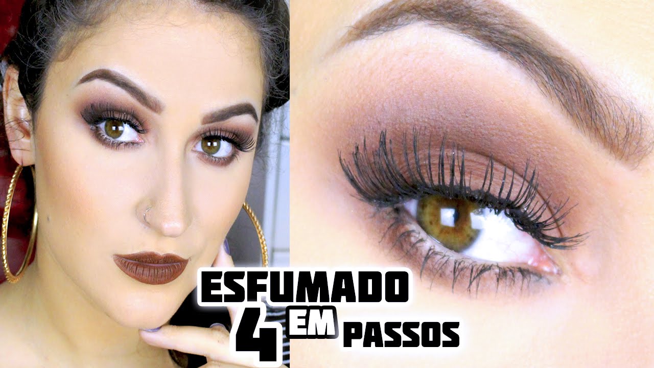 COMO ESFUMAR EM 4 PASSOS - OLHO ESFUMADO PARA INICIANTES!