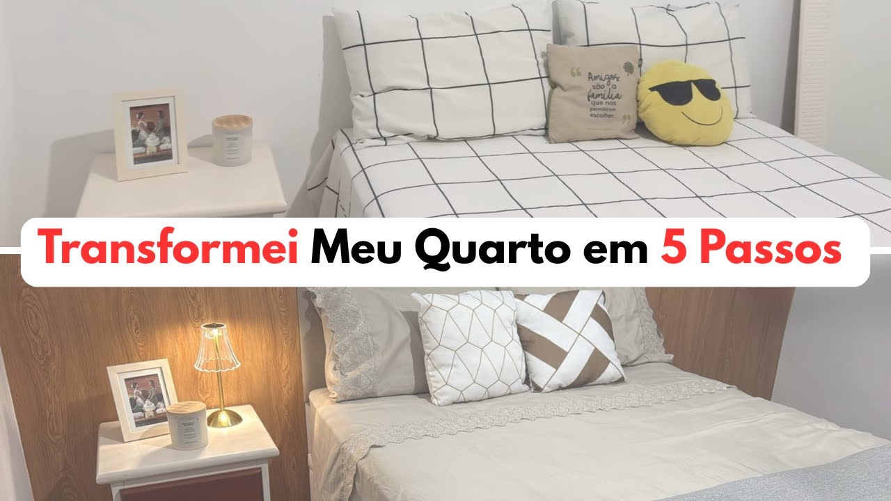 5 Passos para Mudar Seu Quarto com Estilo e GASTANDO POUCO com Itens da Shopee