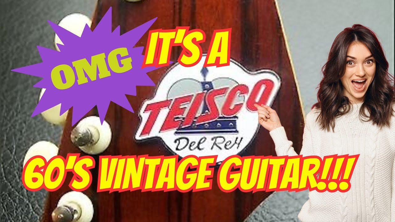 Мы нашли классическую гитару TEISCO 1960-х годов!