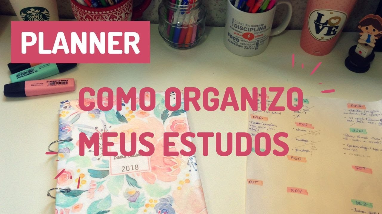 MEU PLANEJAMENTO DE ESTUDOS l PLANNER PARA RESIDÊNCIA MÉDICA