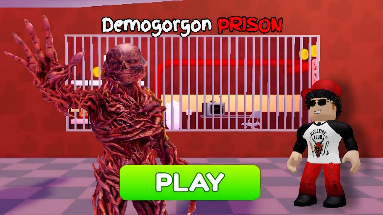 [VECNA] STRANGER THINGS PRISON RUN! (OBBY) - Dustin Escapes Vecna! | Goat Gaming