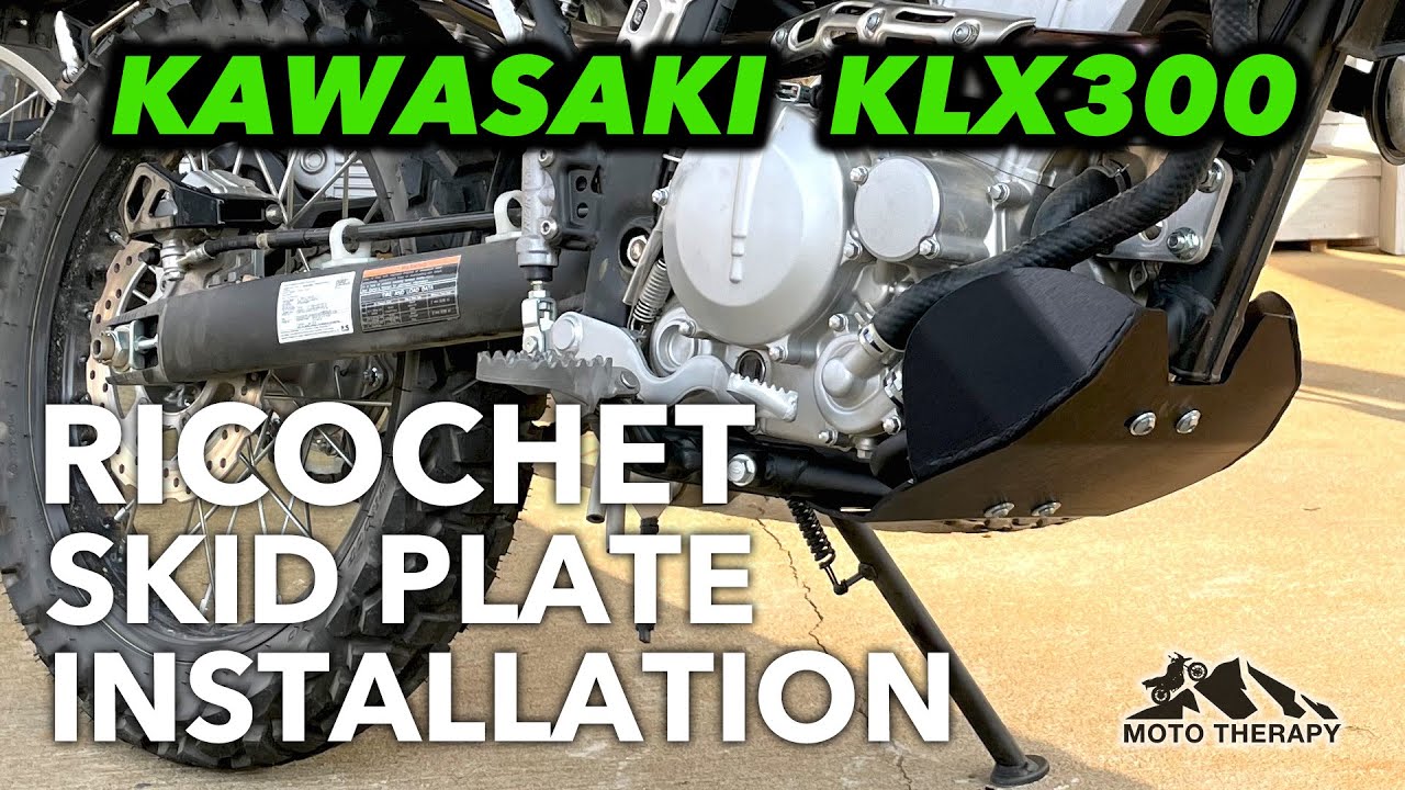 Ricochet Skid Plate Installation | Kawasaki KLX300 Dual Sport