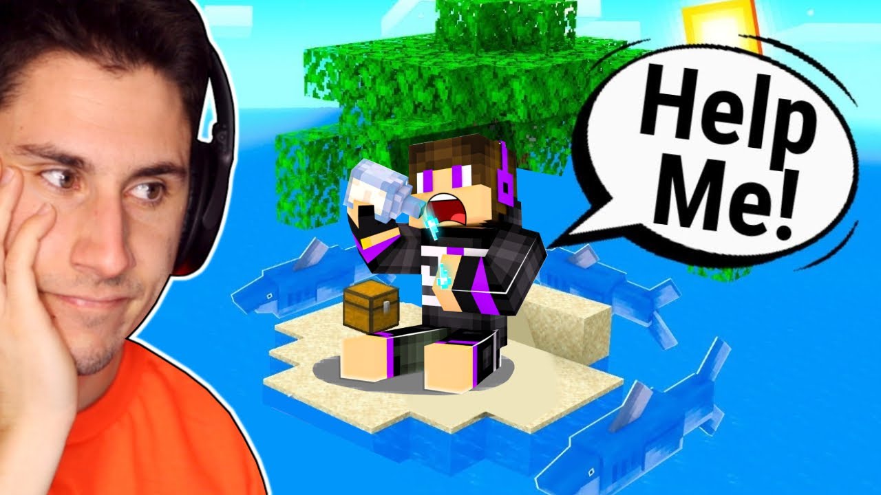 My Wife STRANDED Me on an Island! | Minecraft