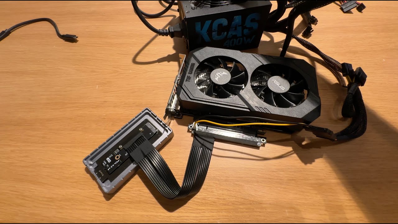 Building #1 - eGPU using USB 4.0 40Gbps M.2 NVMe SSD Enclosure with Thunderbolt 4/3 support