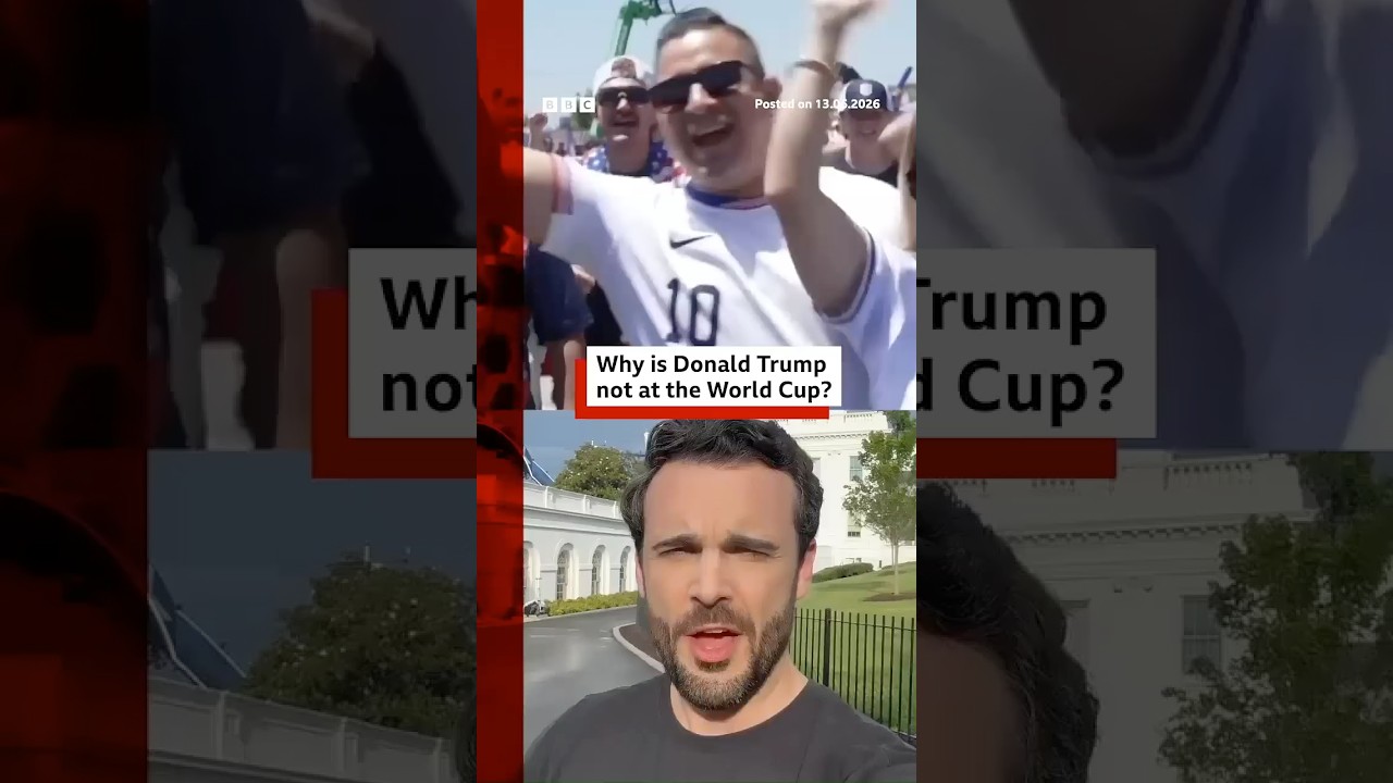Why is Donald Trump not at the World Cup? #WorldCup #DonaldTrump #BBCNews