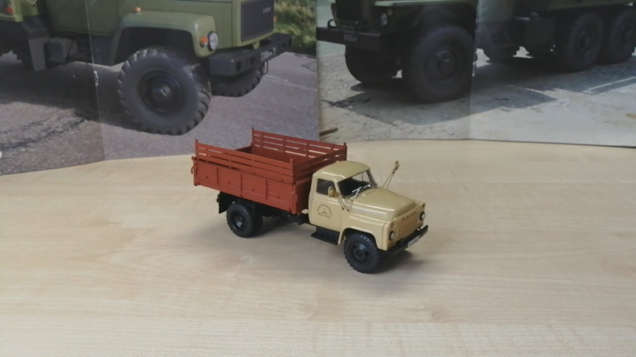 Обзор модели Газ-53Б, масштаб 1:43, 