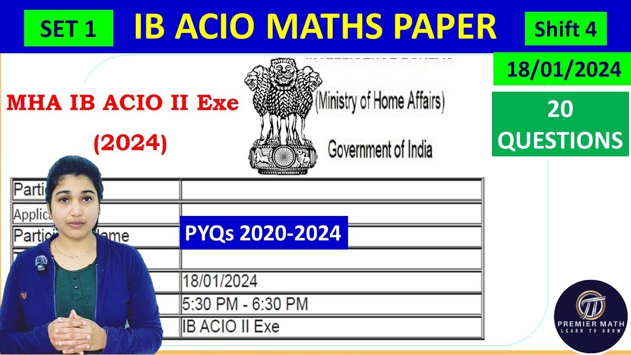 IB ACIO Previous Year Questions #ibacio2025 #ibacio #ibacio2024