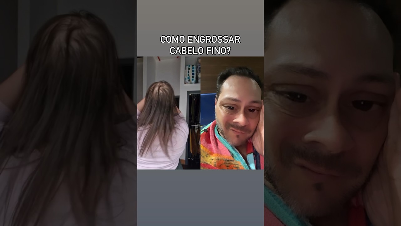 COMO ENGROSSAR CABELO FINO? #consultoriacapilar