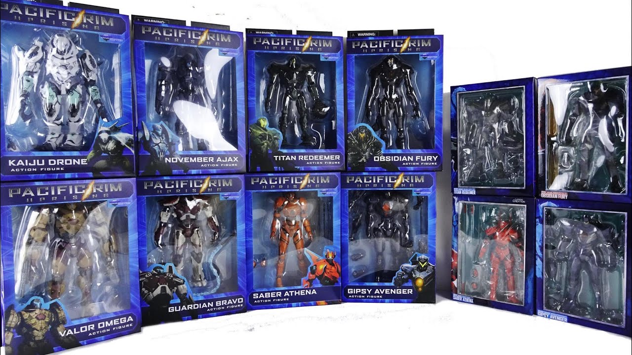 Pacific Rim 2 Diamond Select 2022 VS Bandai bootleg. Сравнение игрушек Тихоокеанский рубеж 2