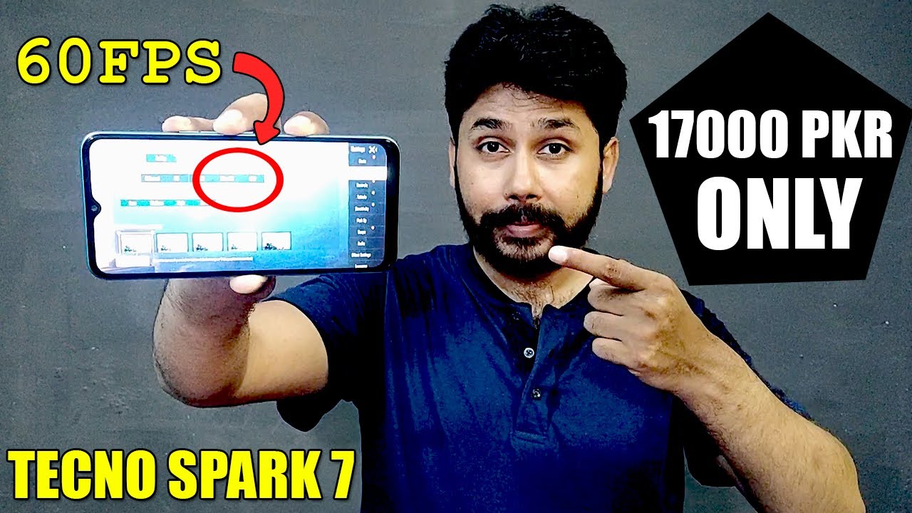 Tecno Spark 7 PUBG Mobile | Tecno Spark 7 Gaming Test | PUBG 60 FPS On Tecno Spark 7