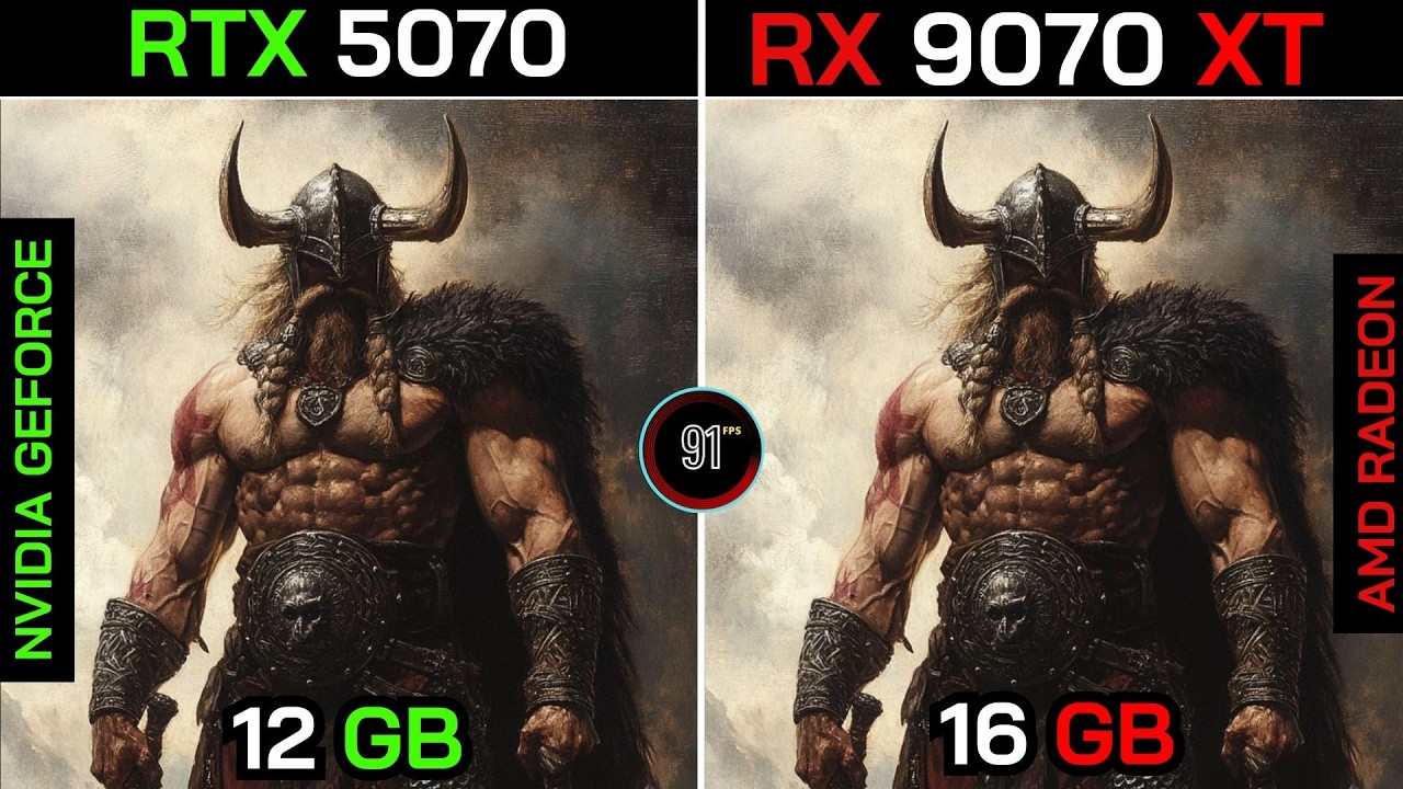 RX 9070 XT VS RTX 5070+ Ryzen&trade; 7 9800X3D : TEST IN 20 GAMES