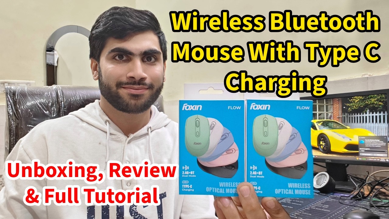 Wireless Bluetooth Mouse With Type C Charging Unboxing And Full Honest Review |