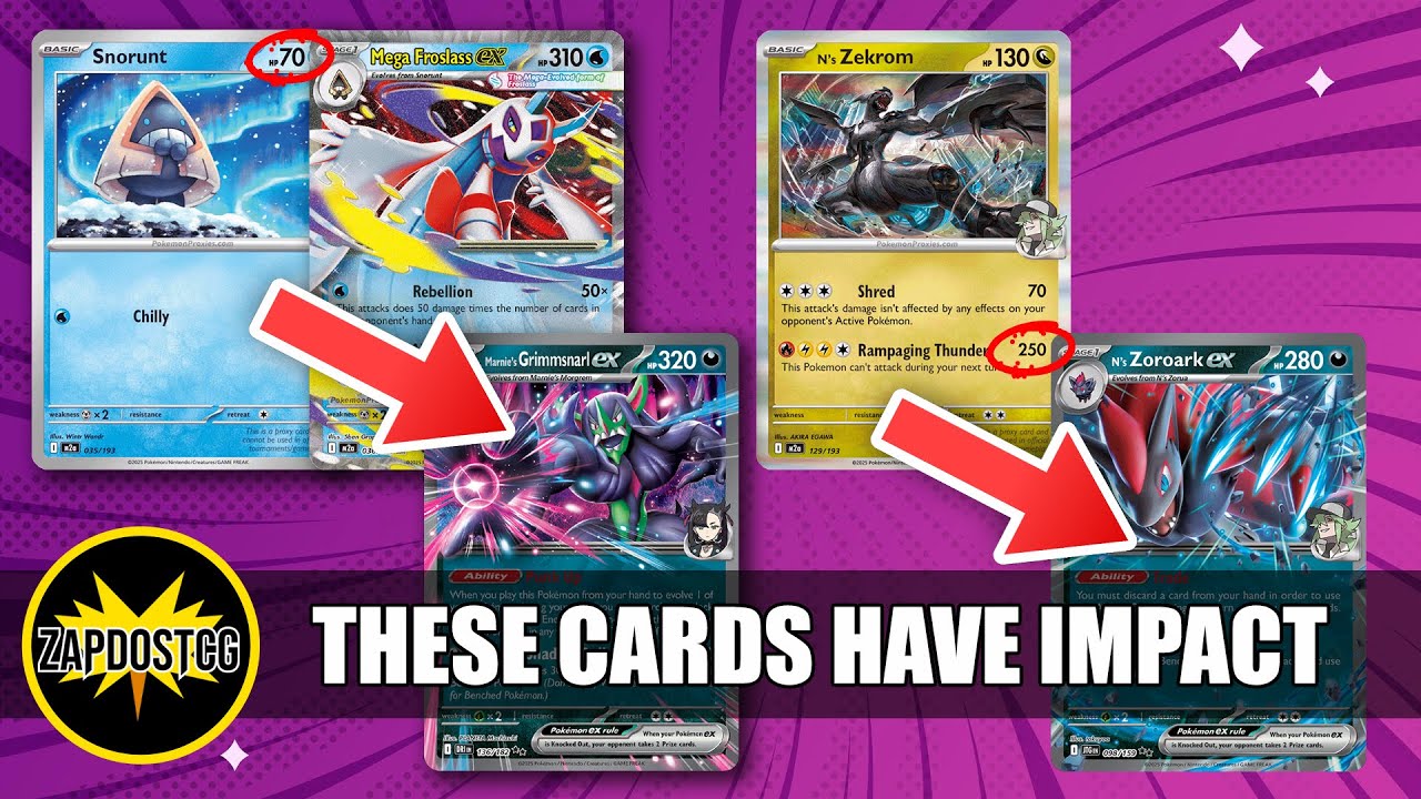 Brand New Cards That Make N's Zoroark  ex & Grimmsnarl ex BETTER! (Pokemon TCG)