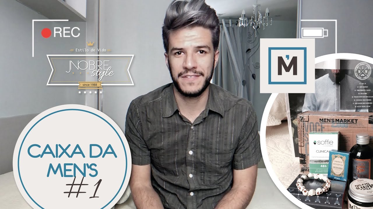 UNBOXING | CAIXA DA MEN'S #1 | MEN'S MARKET | CLUBE DA MEN'S
