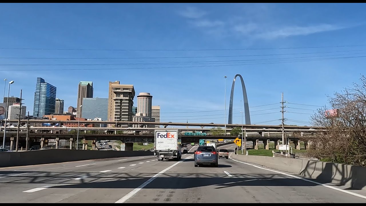 I -55 Northbound to Downtown St Louis