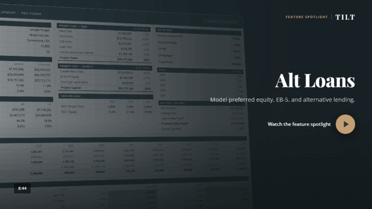Development Model Feature Spotlight: Alt Loans