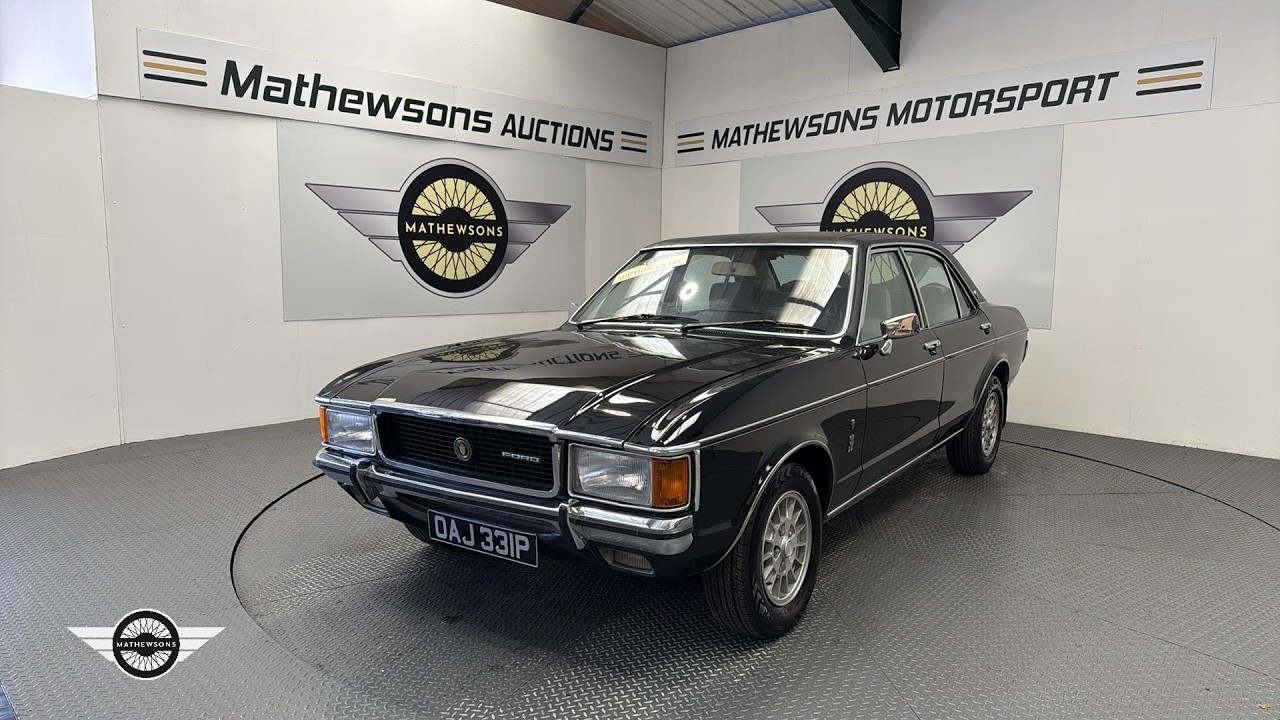 Ford Granada Ghia 1975 года | Mathewsons Classic Cars | Аукцион: 20, 21 и 22 мая 2026 года