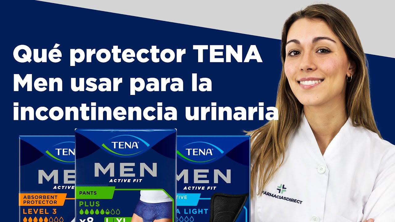 Qué protector de TENA Men usar para la incontinencia urinaria | Farmaciasdirect