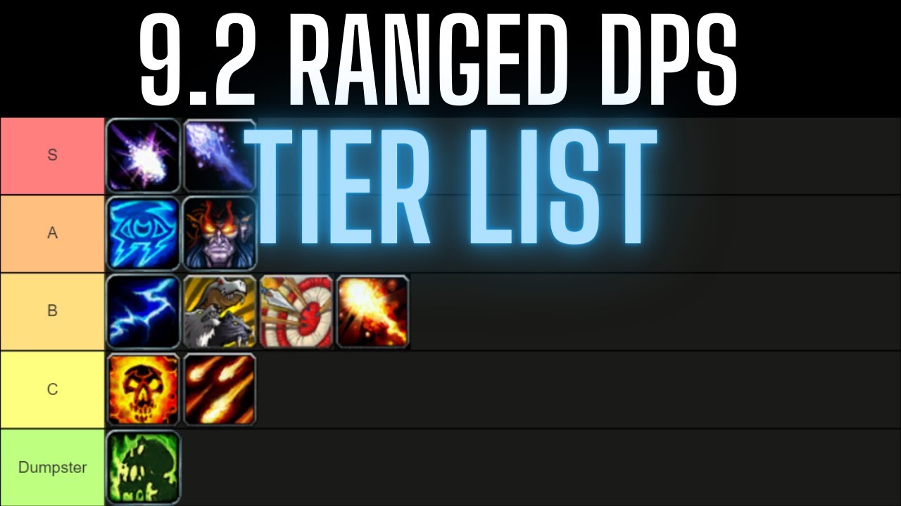 9.2 Raid Ranged DPS Tier List - LATEST TUNING!