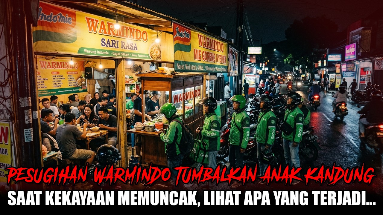 Ayah Tega Jual Nyawa Anak ?! Misteri Pesugihan Warmindo Paling Laris di Pekalongan! Kisah Nyata