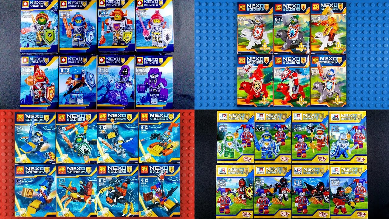LEGO Nexo Knights Minifigures COMPILATION PART 2 (Unofficial)
