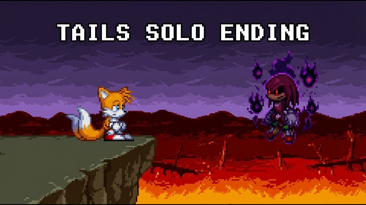 Tails Solo Ending Knuckles EXE Devil's Energy