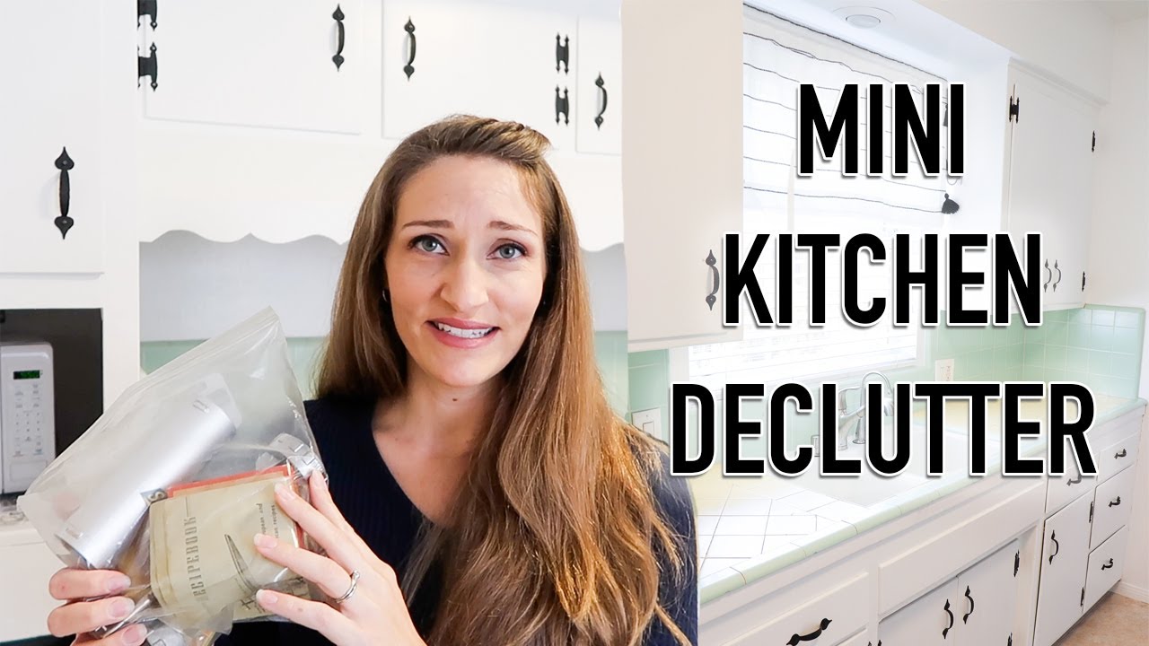 Mini Kitchen Declutter + Minimalist Conversation