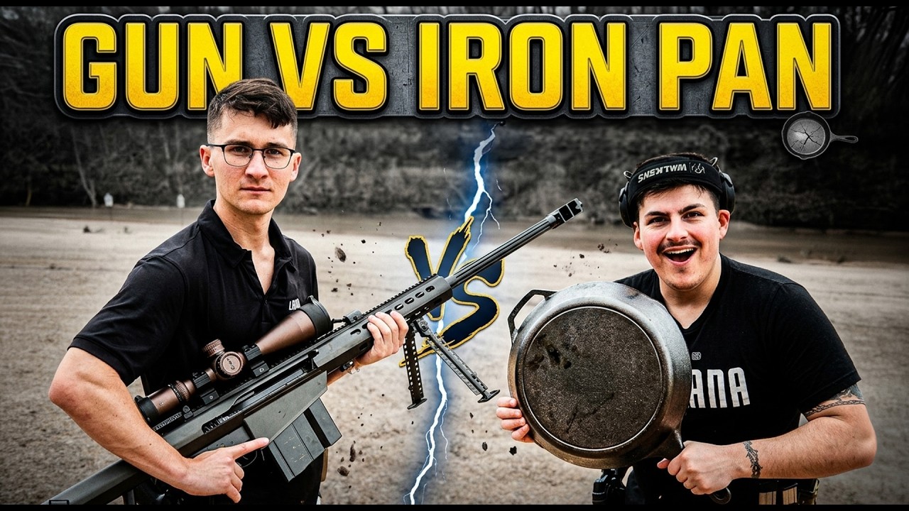 Gun vs. Cast Iron Pan