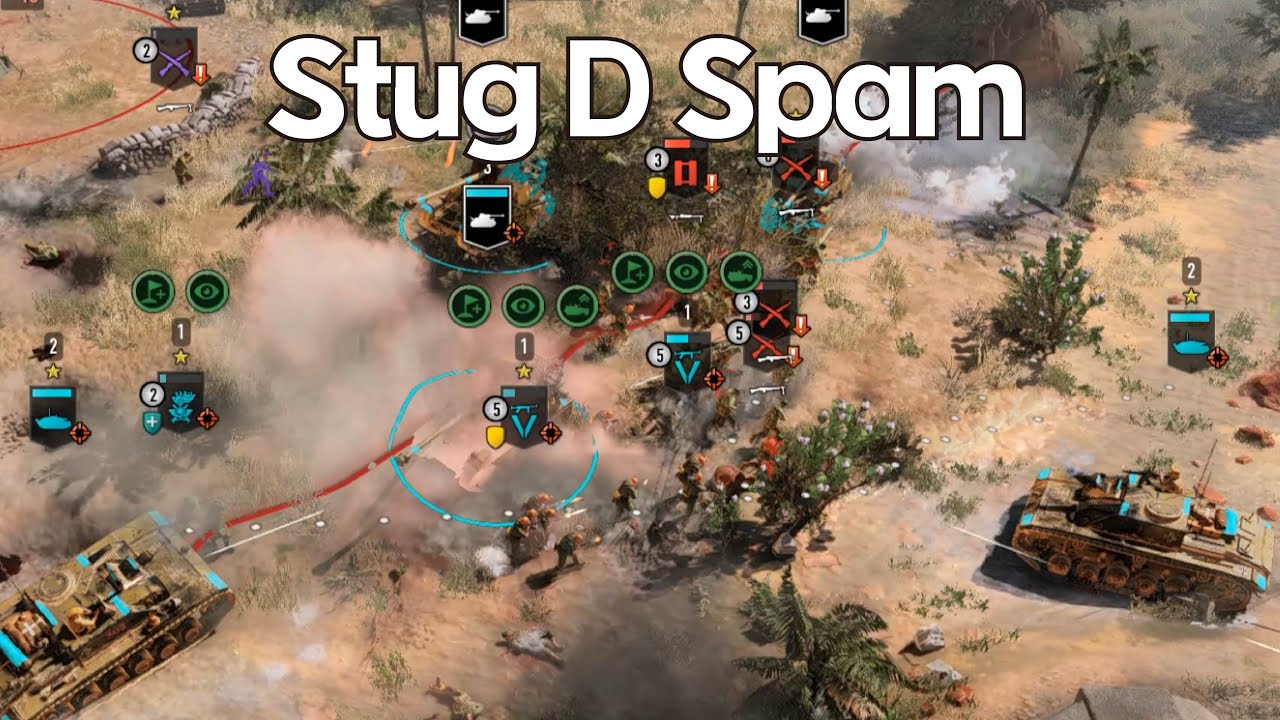 Stug D Spam - DAK 4v4 - Company of Heroes 3