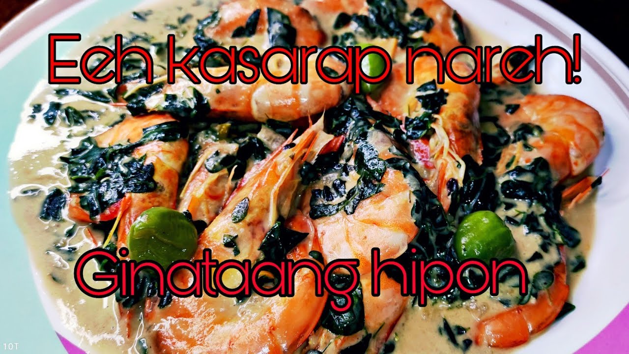 Ginataang Hipon with Malunggay
