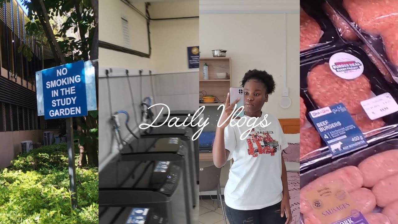 A day in my life | attending classes, grocery shopping, laundry | SOUTH AFRICAN YOUTUBER
