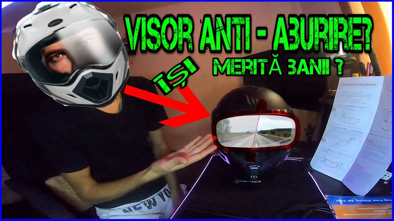 Gata cu viziera aburita,am gasit solutia (WeePro) Pinlock Montaj