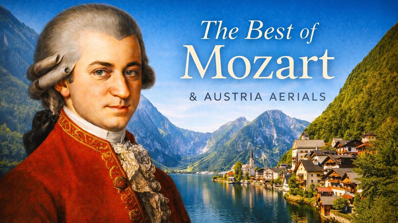 Austria from Above 🇦🇹 | The Best of Mozart 🎻 & Cinematic Drone Views
