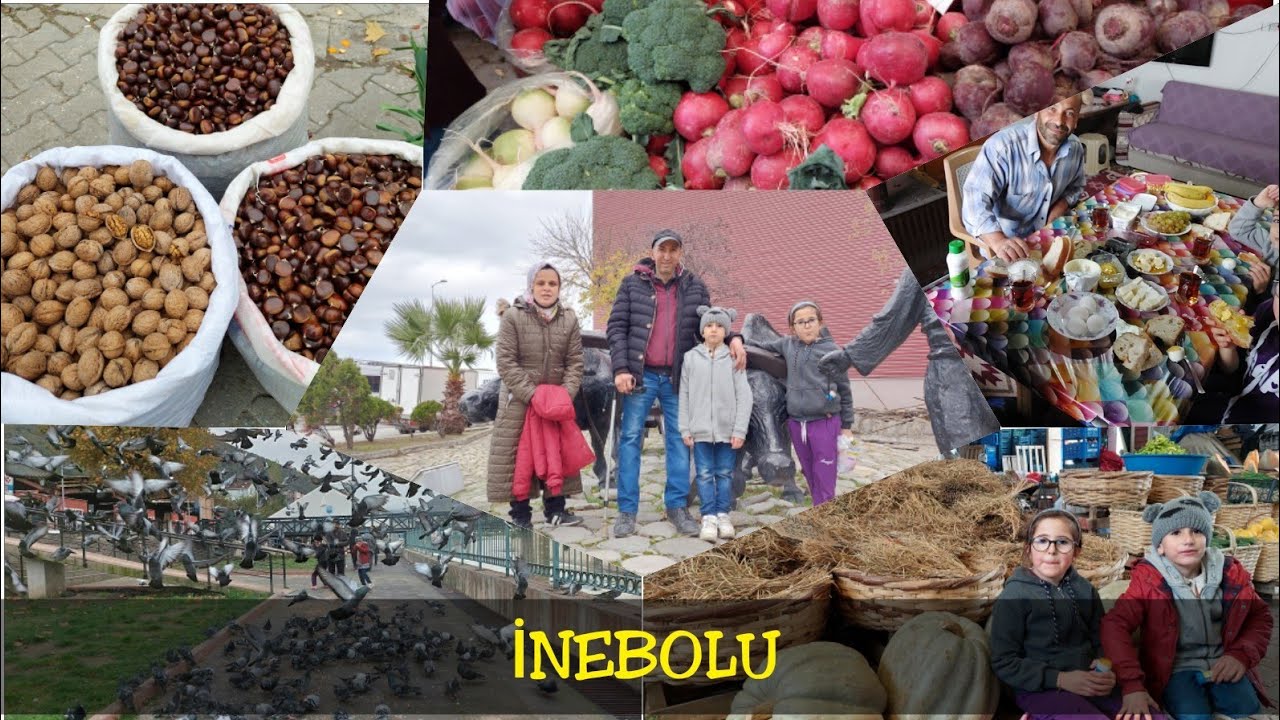 İnebolu ya gidiyoruz sabah kahvaltısı pazar alışverişi çarşı turu