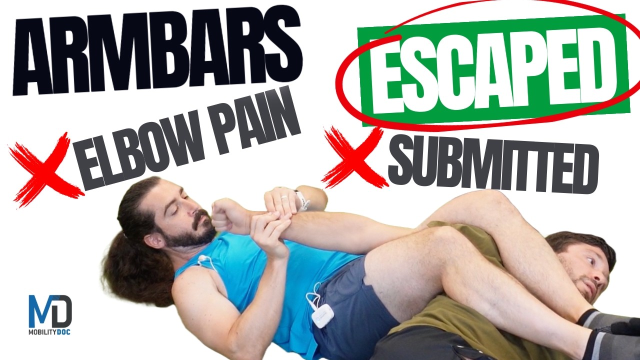 Escape Arm Bars by Improving Shoulder & Elbow Mobility | Full Elbow Rehab Routine w/Black Belt Tips