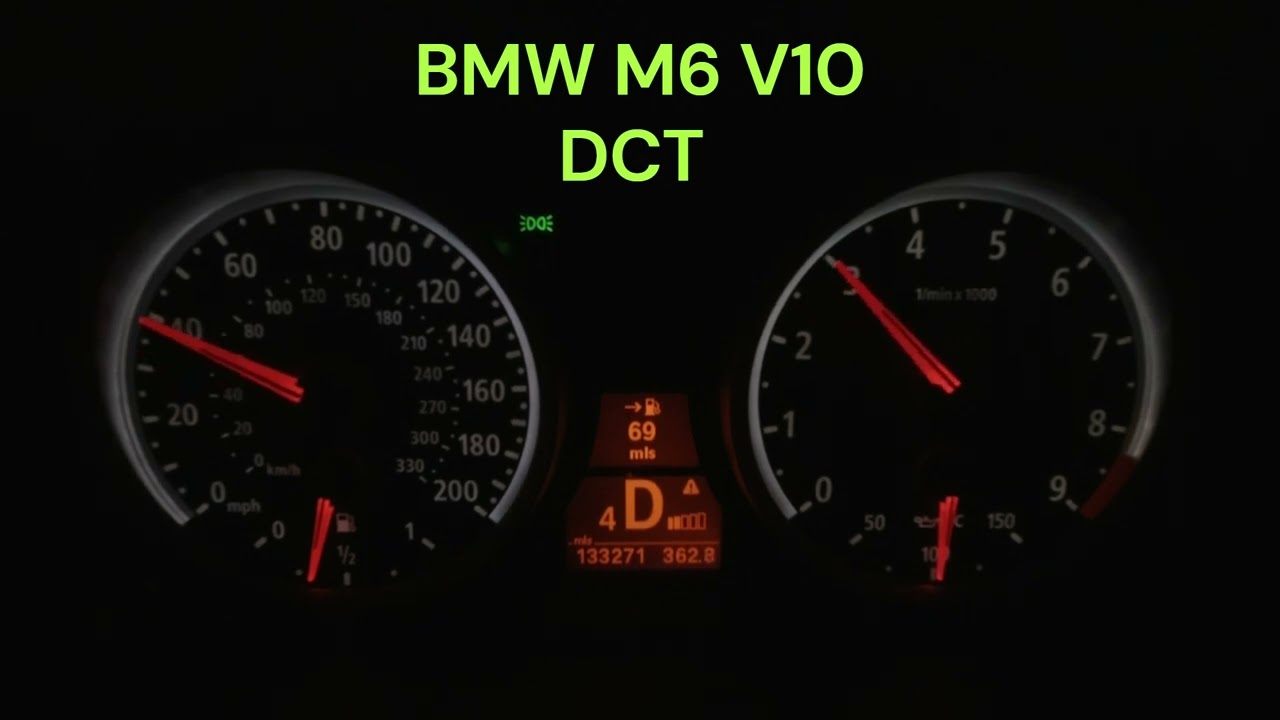 BMW M6 V10 DCT D2 DRIVING