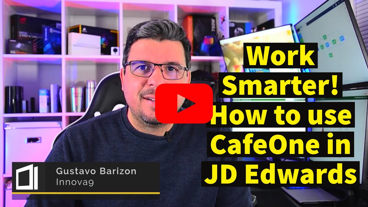 How to use CafeOne in JD Edwards
