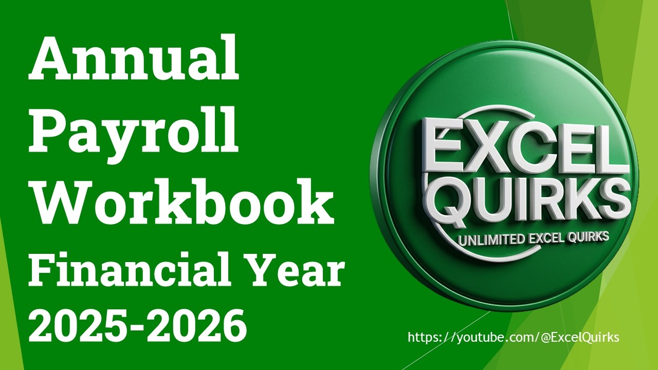 Annual Payroll Workbook Financial Year 2025 2026