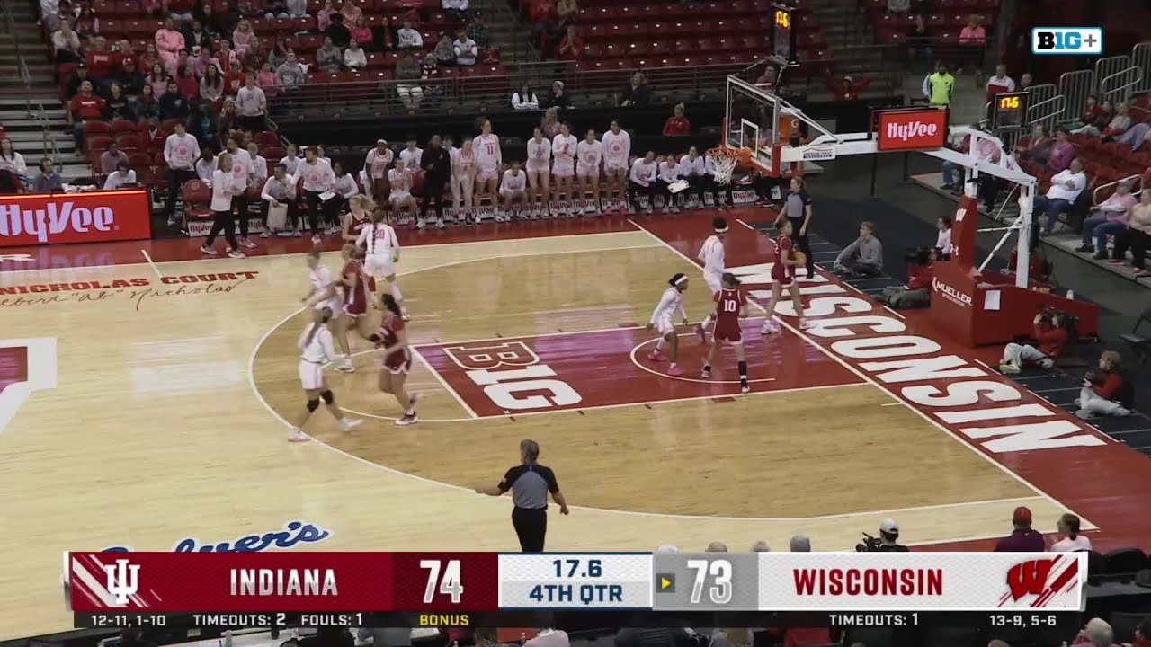 Highlights vs Indiana || Wisconsin Women's Basketball || Feb. 4, 2026